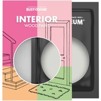 Rust-Oleum Grey Satinwood Interior Wood Paint - Winter Grey 10ml