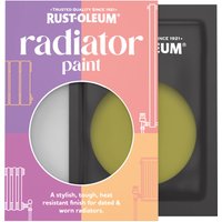 Rust-Oleum Green Matt Radiator Paint - Pickled Olive 10ml