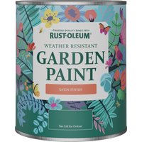 Rust-Oleum Blue Satin Finish Garden Paint - Hush 750ml