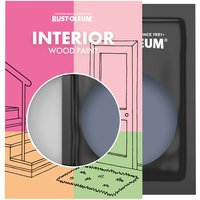 Rust-Oleum Blue Gloss Interior Wood Paint - Hush 10ml