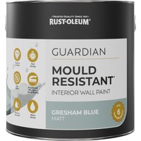 Guardian Mould Resistant Interior Wall Paint - GRESHAM BLUE 2.5L