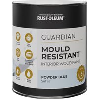 Guardian Mould Resistant Blue Satinwood Interior Wood Paint - Powder Blue 750ml