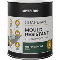 Guardian Mould Resistant Green Satinwood Interior Wood Paint - The Pinewoods 750ml