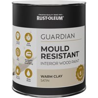 Guardian Mould Resistant Beige Satinwood Interior Wood Paint - Warm Clay 750ml