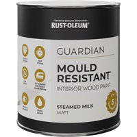 Guardian Mould Resistant White Matt Interior Wood Paint - Steamed Milk 750ml