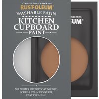 Rust-Oleum Orange Satin Finish Kitchen Cupboard Paint - Terracotta 10ml