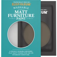 Rust-Oleum Brown Matt Furniture Paint - Lockwood 10ml