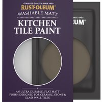 Rust-Oleum Brown Matt Kitchen Tile Paint - Coffee Bean 10ml