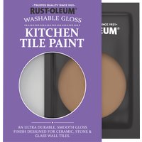 Rust-Oleum Brown Gloss Kitchen Tile Paint - Chester 10ml