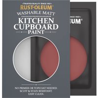 Rust-Oleum Red Matt Finish Kitchen Cupboard Paint - Empire Red 10ml