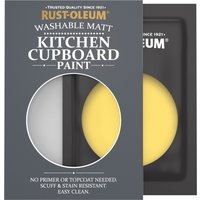 Rust-Oleum Yellow Matt Finish Kitchen Cupboard Paint - Lemon Sorbet 10ml