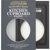 Rust-Oleum White Matt Finish Kitchen Cupboard Paint - Steamed Milk 10ml