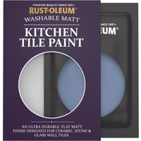 Rust-Oleum Blue Matt Kitchen Tile Paint - Blue River 10ml