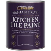 Rust-Oleum Blue Matt Kitchen Tile Paint - Blueprint 750ml