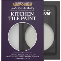 Rust-Oleum Grey Matt Kitchen Tile Paint - Grey Tree 10ml