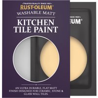 Rust-Oleum Yellow Matt Kitchen Tile Paint - Mustard 10ml