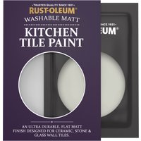 Rust-Oleum Grey Matt Kitchen Tile Paint - Tyne Fog 10ml