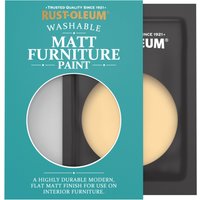 Rust-Oleum Yellow Matt Furniture Paint - Mustard 10ml