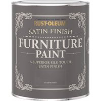 Rust-Oleum Green Satin Furniture Paint - Familiar Ground 750ml