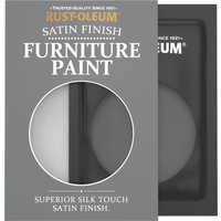 Rust-Oleum Grey Satin Furniture Paint - Graphite 10ml