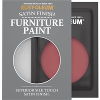 Rust-Oleum Red Satin Furniture Paint - Soho 10ml