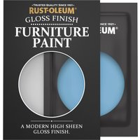 Rust-Oleum Blue Gloss Furniture Paint - Cerulean 10ml