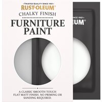 Rust-Oleum White Chalky Finish Furniture Paint - Moonstone 10ml