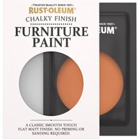 Rust-Oleum Orange Chalky Finish Furniture Paint - Tiger Tea 10ml