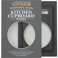 Rust-Oleum Green Satin Finish Kitchen Cupboard Paint - Chalk Green 10ml