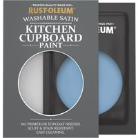 Rust-Oleum Blue Satin Finish Kitchen Cupboard Paint - Cornflower Blue 10ml