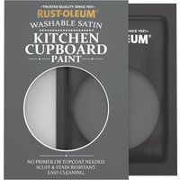 Rust-Oleum Grey Satin Finish Kitchen Cupboard Paint - Graphite 10ml