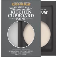 Rust-Oleum Pink Satin Finish Kitchen Cupboard Paint - Homespun 10ml