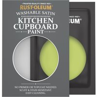 Rust-Oleum Green Satin Finish Kitchen Cupboard Paint - Key Lime 10ml