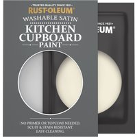 Rust-Oleum Beige Satin Finish Kitchen Cupboard Paint - Quarry Lime 10ml