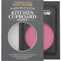Rust-Oleum Pink Satin Finish Kitchen Cupboard Paint - Raspberry Ripple 10ml