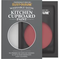 Rust-Oleum Red Satin Finish Kitchen Cupboard Paint - Soho 10ml
