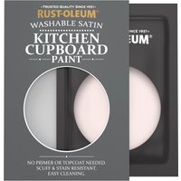 Rust-Oleum Pink Satin Finish Kitchen Cupboard Paint - Strawberry Vanilla 10ml
