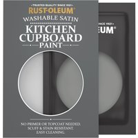 Rust-Oleum Grey Satin Finish Kitchen Cupboard Paint - Torch Grey 10ml
