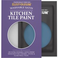 Rust-Oleum Blue Satin Kitchen Tile Paint - Cobalt 10ml