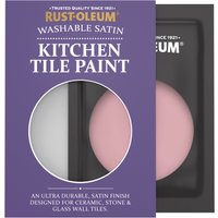 Rust-Oleum Pink Satin Kitchen Tile Paint - Dusky Pink 10ml