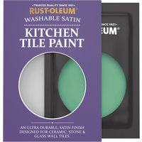 Rust-Oleum Green Satin Kitchen Tile Paint - Emerald 10ml
