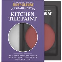 Rust-Oleum Red Satin Kitchen Tile Paint - Empire Red 10ml