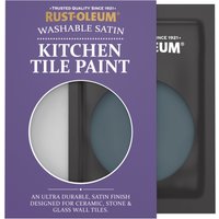 Rust-Oleum Blue Satin Kitchen Tile Paint - Evening Blue 10ml