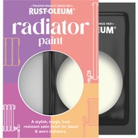 Rust-Oleum Beige Satin Radiator Paint - Shortbread 10ml