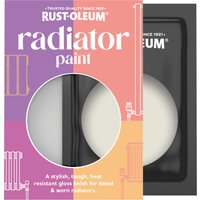 Rust-Oleum Beige Gloss Radiator Paint - Portland Stone 10ml