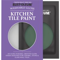 Rust-Oleum Green Gloss Kitchen Tile Paint - The Pinewoods 10ml