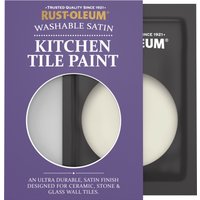 Rust-Oleum Beige Satin Kitchen Tile Paint - Relaxed Oats 10ml