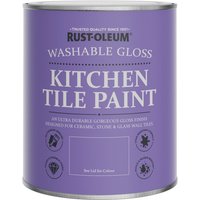 Rust-Oleum Black Gloss Kitchen Tile Paint - Dark Magic 750ml