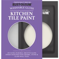 Rust-Oleum Beige Gloss Kitchen Tile Paint - Oyster 10ml