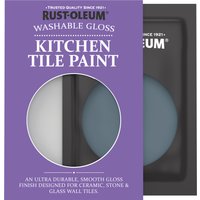 Rust-Oleum Blue Gloss Kitchen Tile Paint - Blueprint 10ml